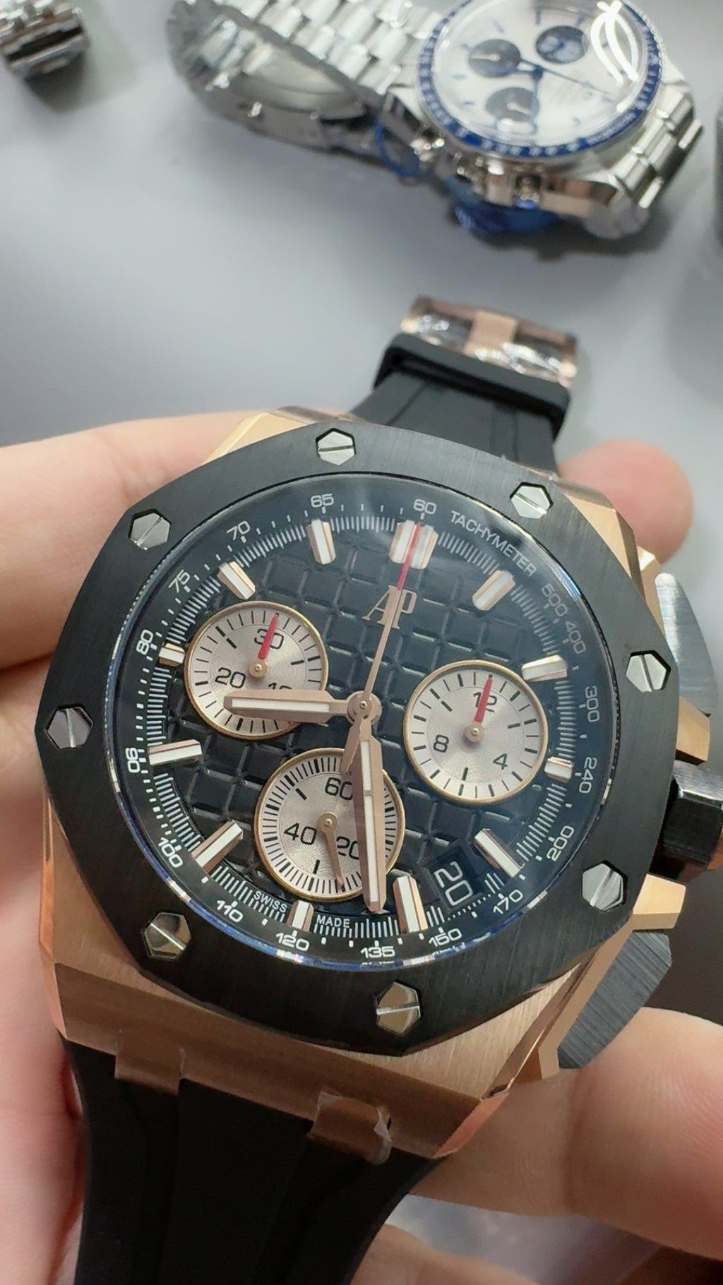 Audemars Piguet Royal Oak Offshore 26420ST | 43MM | Stainless Steel Case | Blue Dial | Chronograph | Automatic Caliber 4401