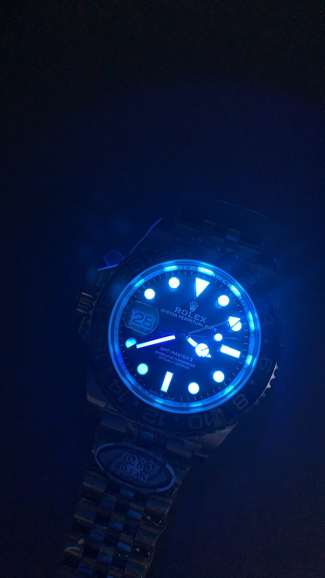 Rolex GMT-Master II 40MM | ขอบเซรามิกสีเขียว-ดำ (สไปร์ท) | กลไกอัตโนมัติ Cal.3285