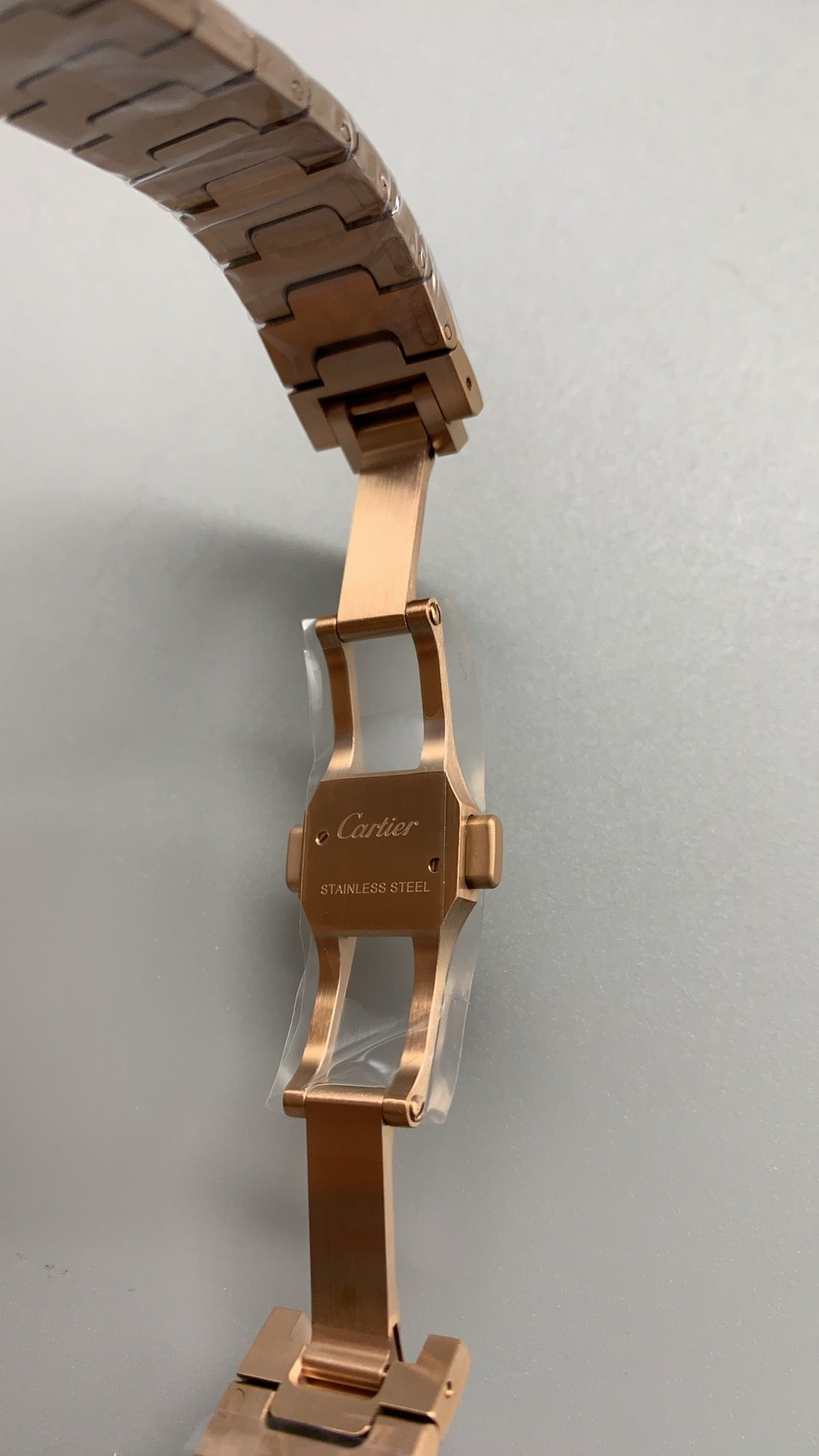 Cartier Santos de Cartier | ขนาด 35 มม. (Medium) | สีโรสโกลด์ ทั้งเรือน | อัตโนมัติ