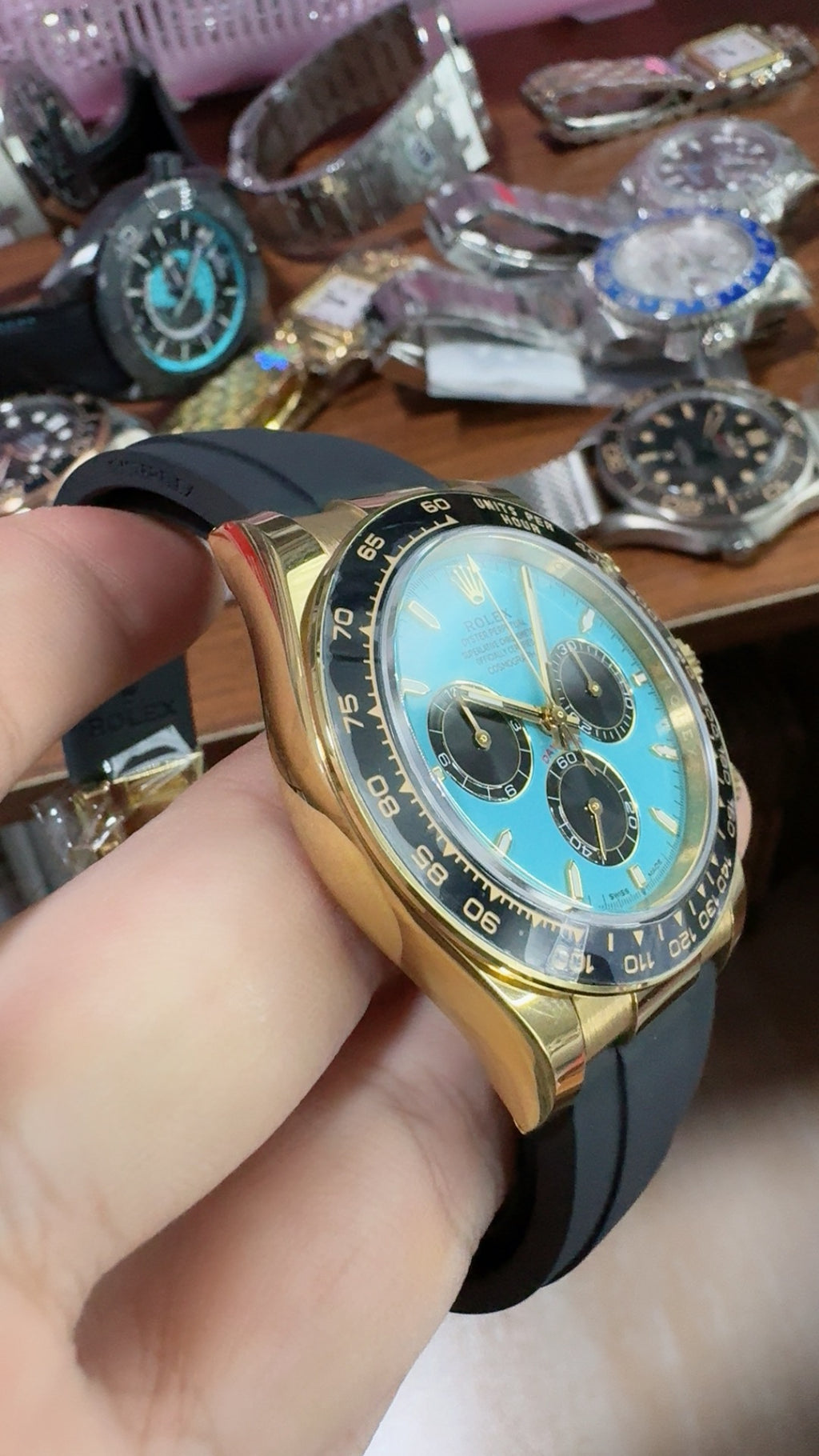 Rolex Daytona 40MM | หน้าปัดสีฟ้า Tiffany | กลไกอัตโนมัติ Cal.4131