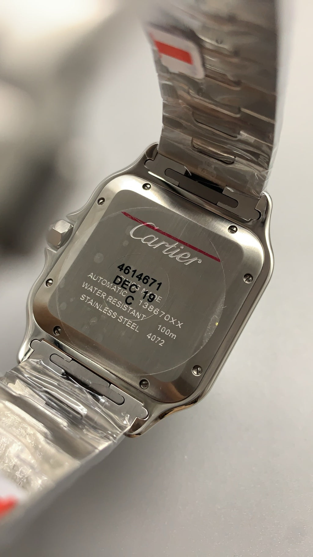 Cartier Santos de Cartier | ขนาด 40 มม. (Large) | หน้าปัดสีน้ำเงิน | อัตโนมัติ