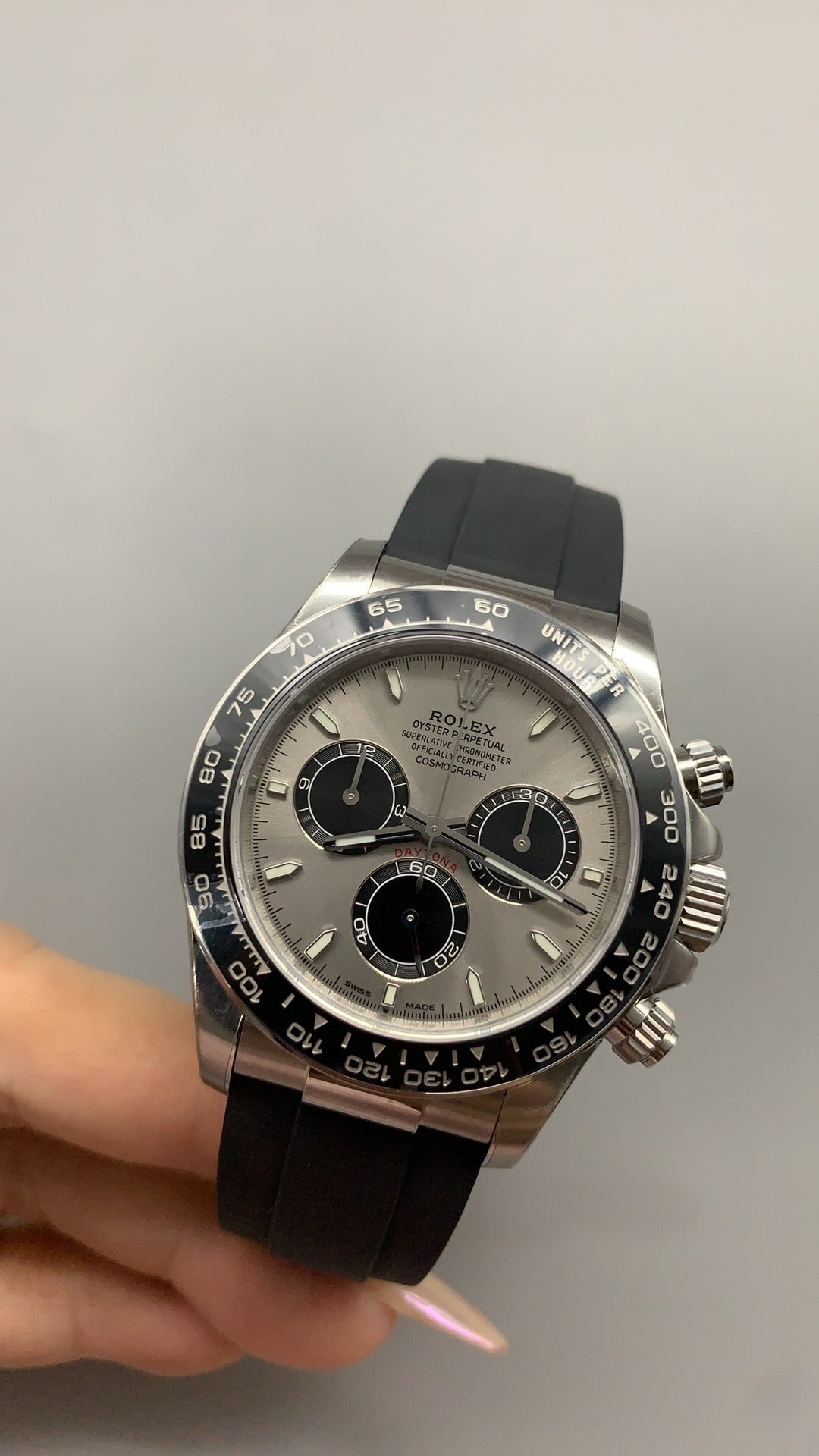 Rolex Daytona 40MM | หน้าปัดสีเทา | กลไกอัตโนมัติ Cal.4131