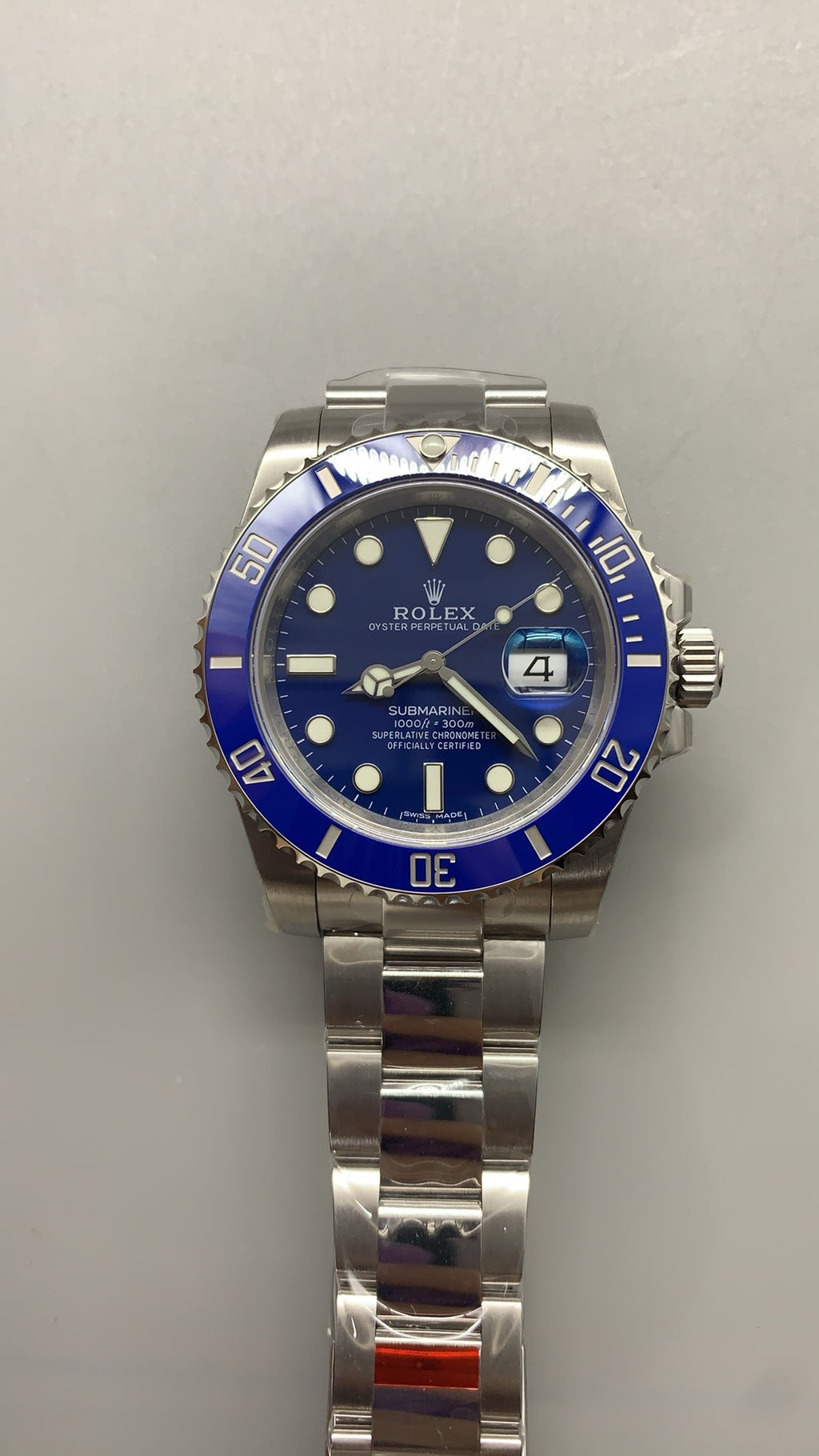 Rolex Submariner 40MM | หน้าปัดสีน้ำเงิน ขอบสีน้ำเงิน | กลไกอัตโนมัติ Cal.3135