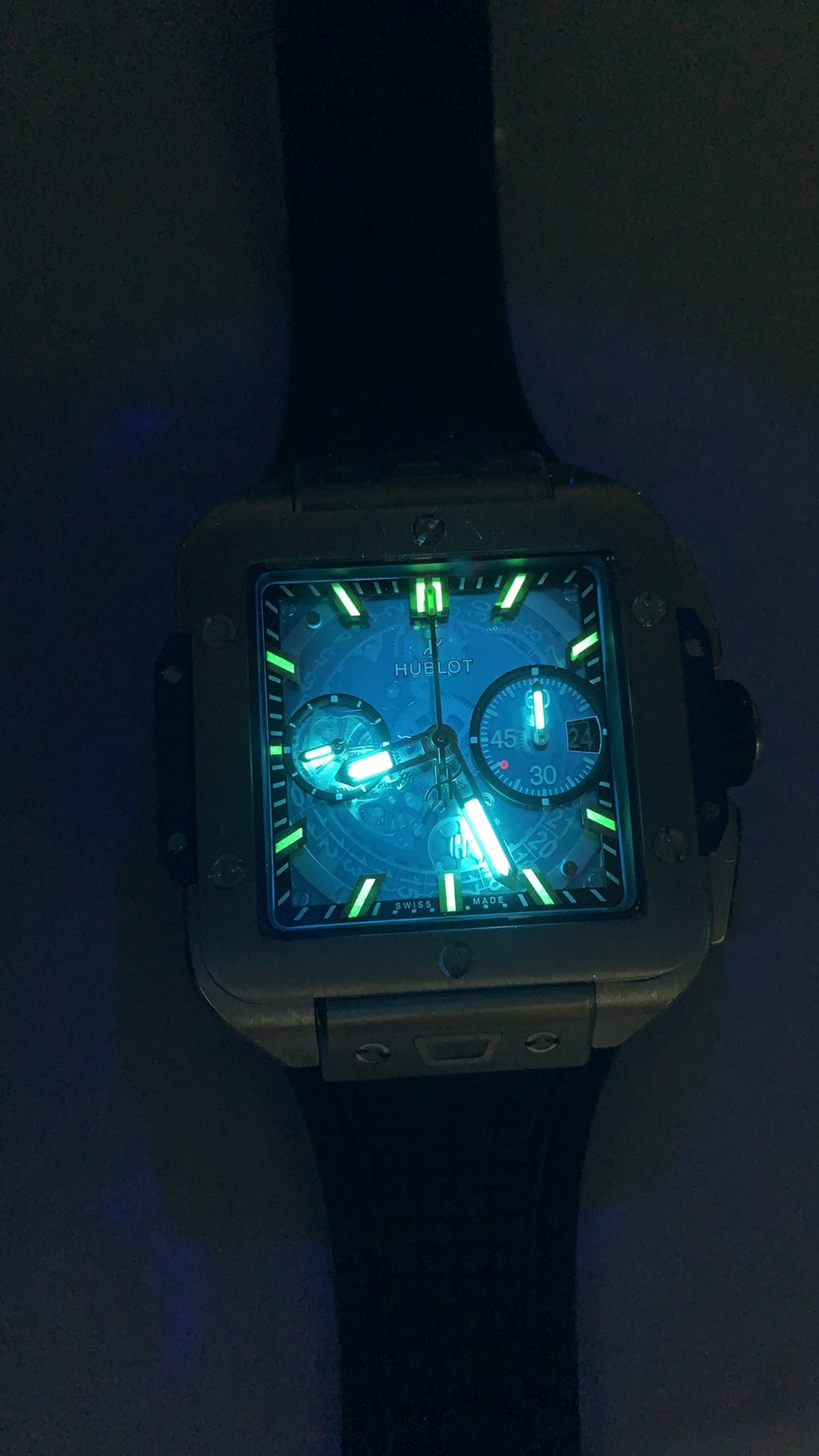 Hublot Spirit of Big Bang | 42MM | ตัวเรือนไทเทเนียมทรงถังไวน์ (Tonneau) | หน้าปัดสเกเลตัน | จับเวลา Chronograph | กลไกอัตโนมัติ HUB4700