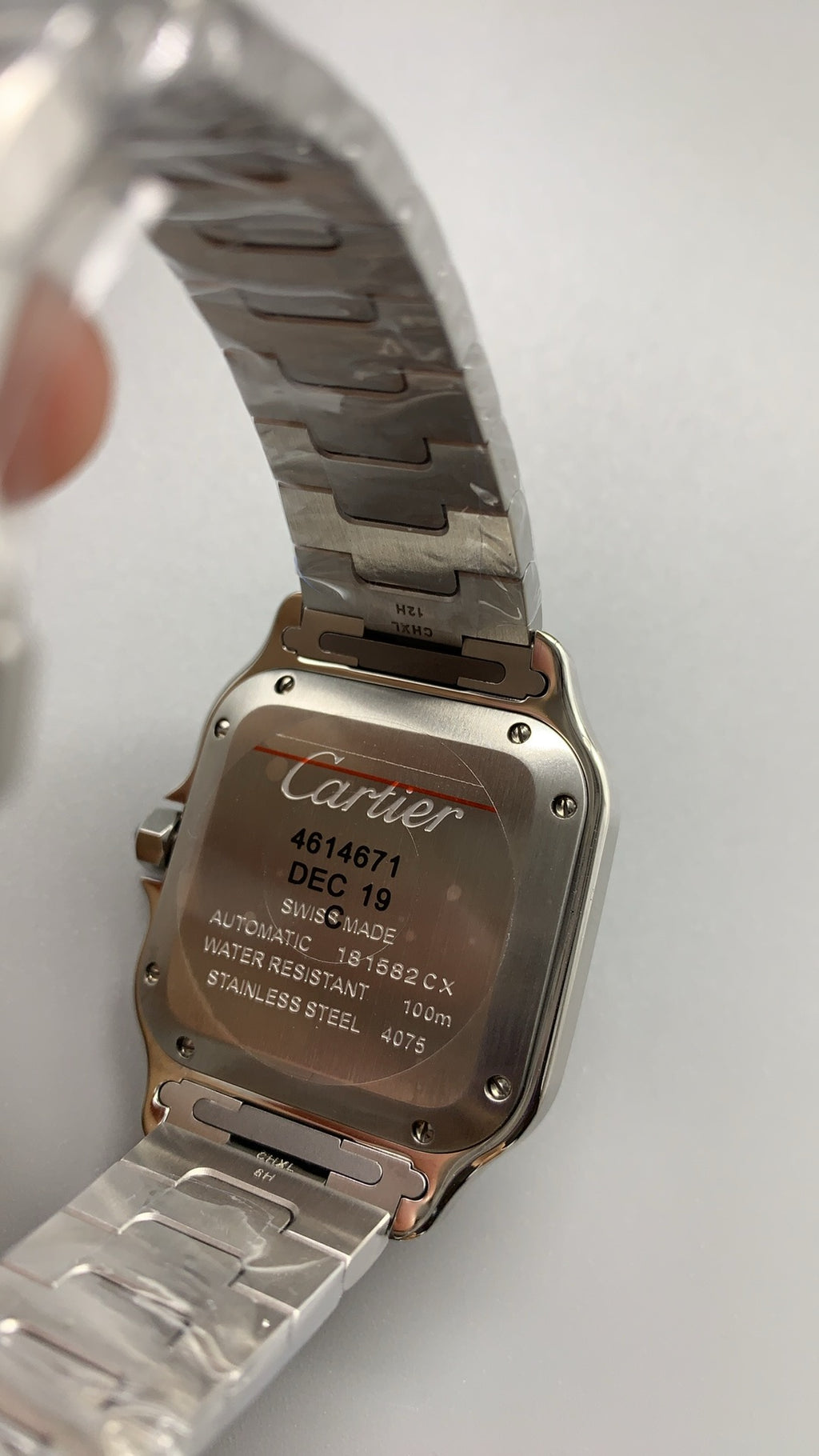Cartier Santos de Cartier | ขนาด 35 มม. (Medium) | หน้าปัดสีน้ำเงิน | อัตโนมัติ