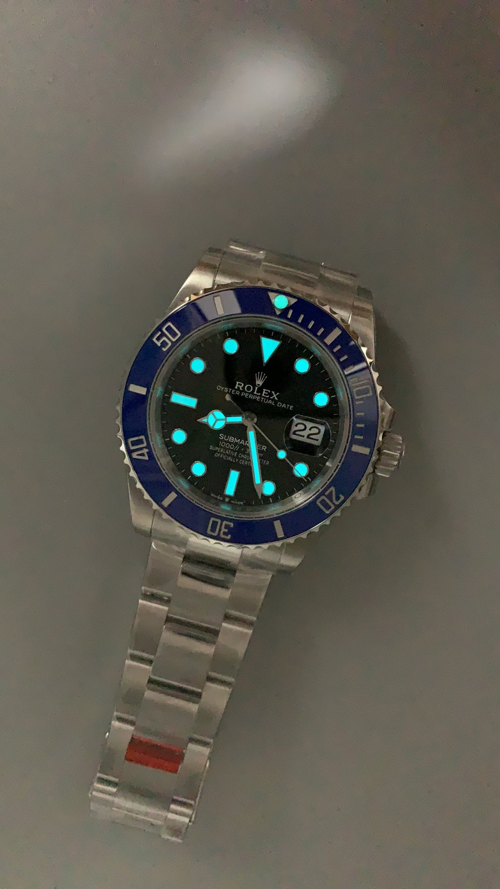 Rolex Submariner 41MM | หน้าปัดสีดำ ขอบสีฟ้า | กลไกอัตโนมัติ Cal.3235