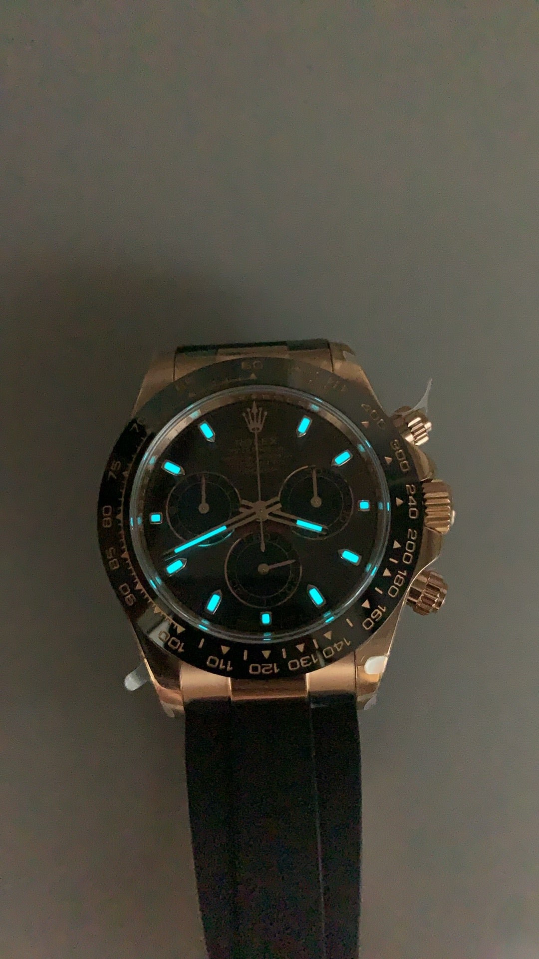 Rolex Daytona 40MM | หน้าปัดสีน้ำตาล | ตัวเรือนสแตนเลสเคลือบสีโรสโกลด์ PVD | กลไกอัตโนมัติ Cal.4130