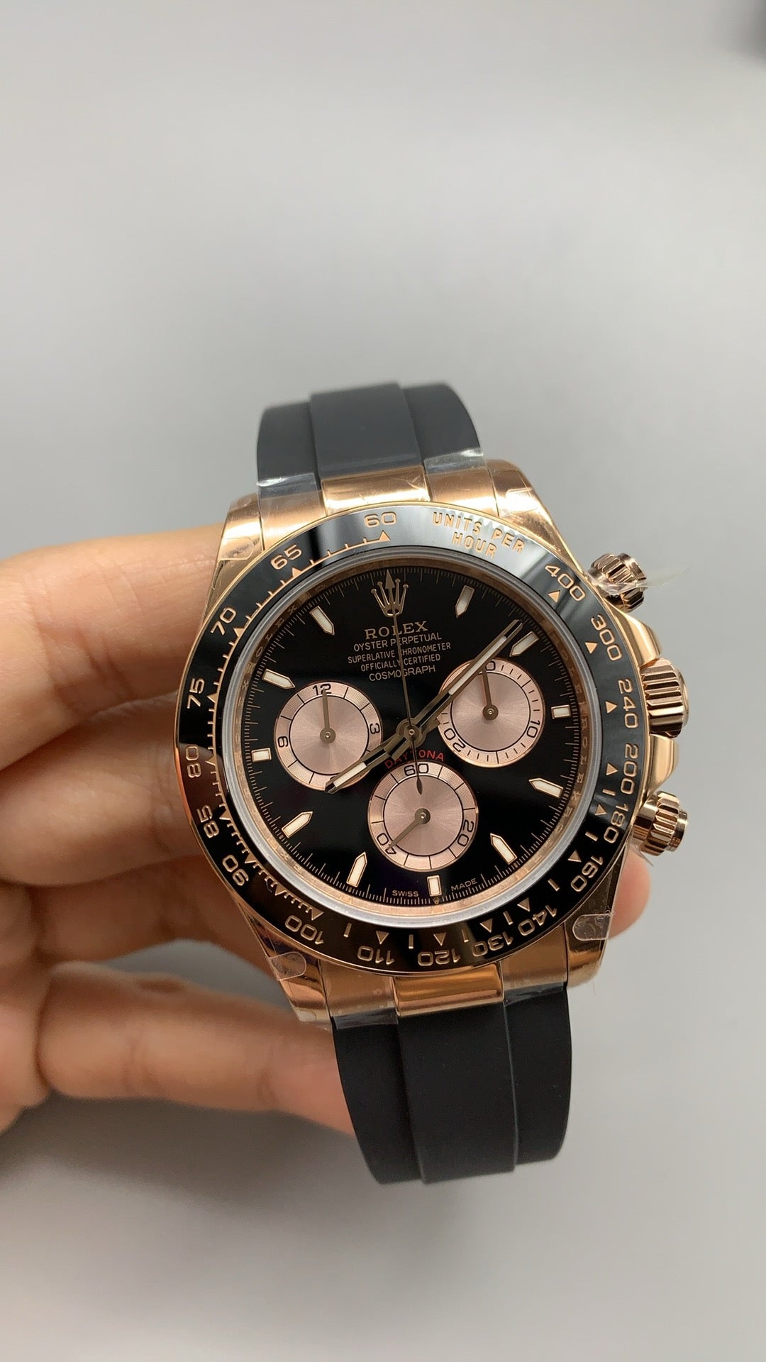 Rolex Daytona 40MM | รุ่นใหม่ Cal.4131 | ตัวเรือนสแตนเลสเคลือบสีโรสโกลด์ PVD