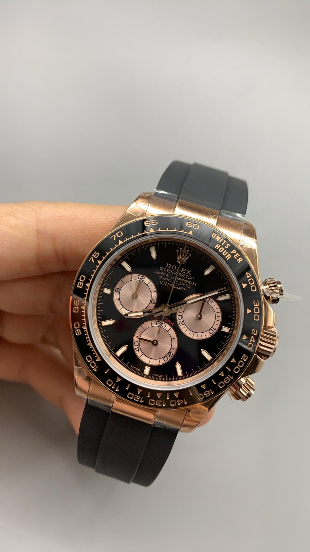 Rolex Daytona 40MM | รุ่นใหม่ Cal.4131 | ตัวเรือนสแตนเลสเคลือบสีโรสโกลด์ PVD