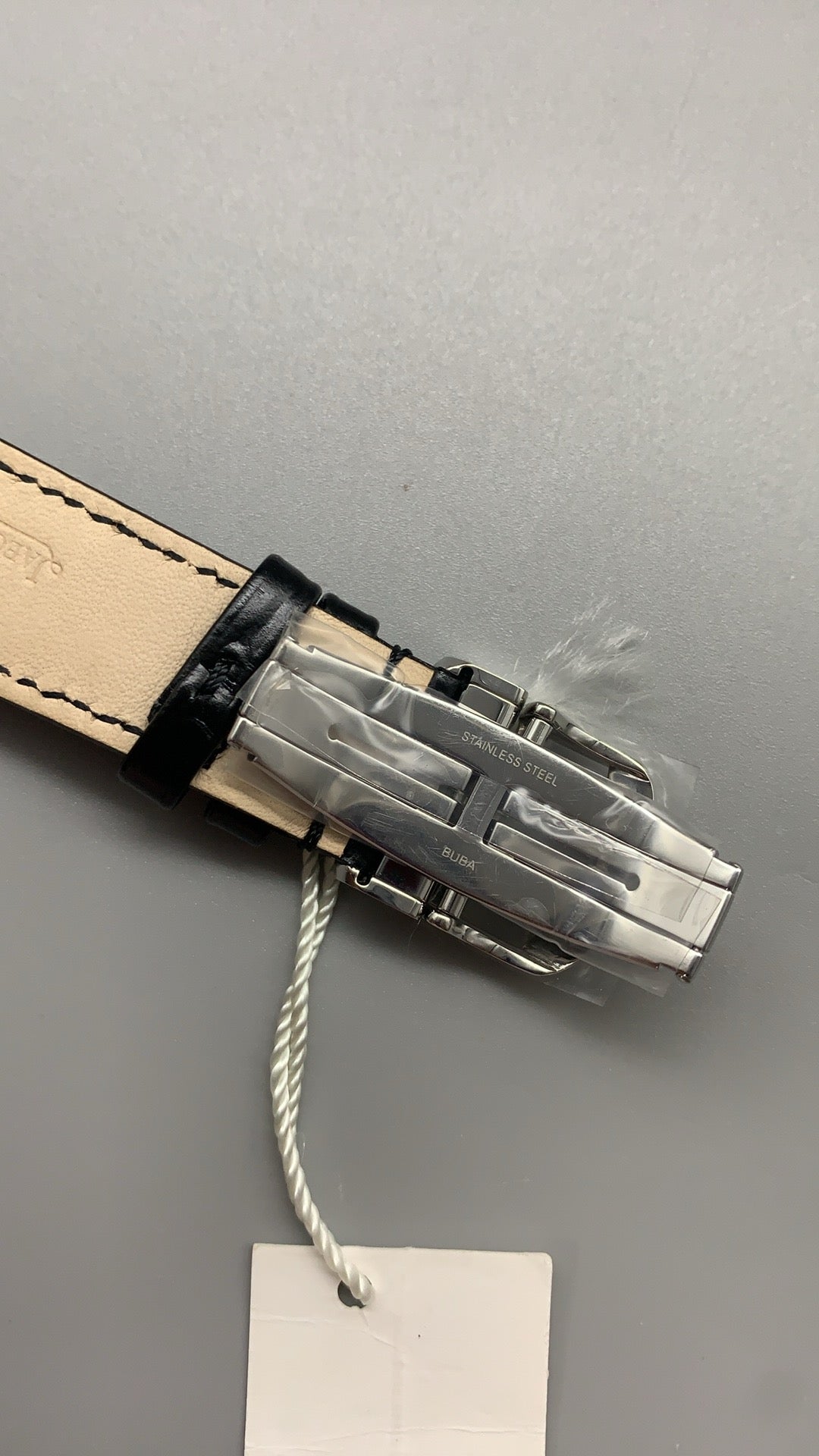 Jaeger-LeCoultre Master Ultra Thin Moon | 39MM | Stainless Steel Case | Moon Phase + Date Function | White Dial | Black Crocodile Leather Strap | Automatic Movement Cal.925/1