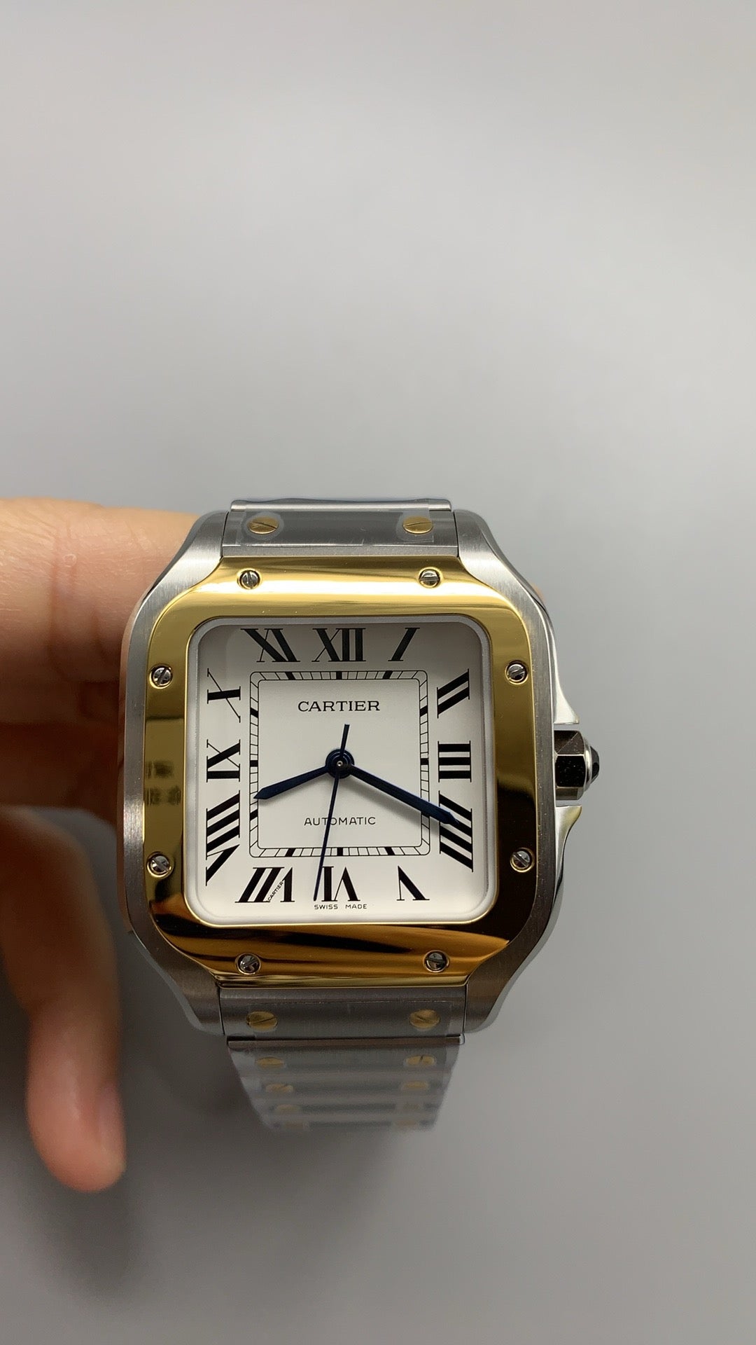 Cartier Santos de Cartier | 35mm | Automatic | Rectangular Case | Leather/Steel Strap
