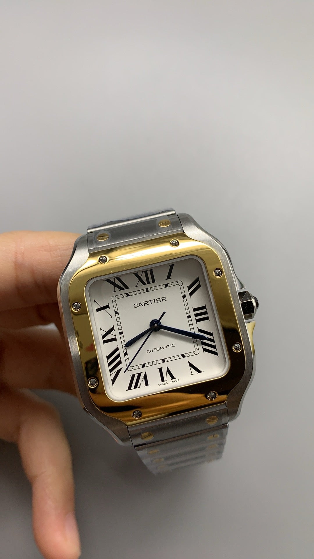 Cartier Santos de Cartier | 35mm | Automatic | Rectangular Case | Leather/Steel Strap