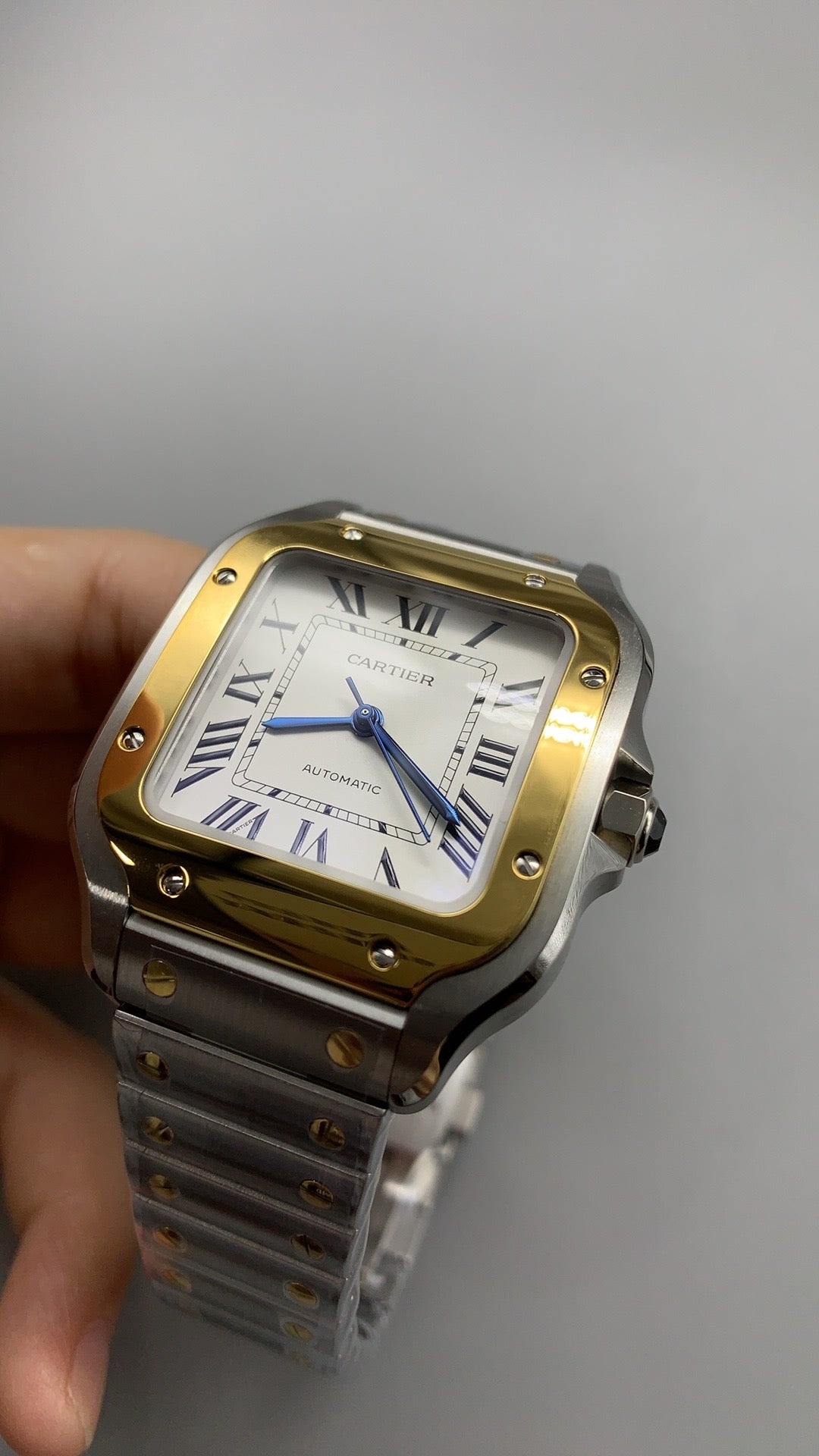 Cartier Santos de Cartier | 35mm | Automatic | Rectangular Case | Leather/Steel Strap