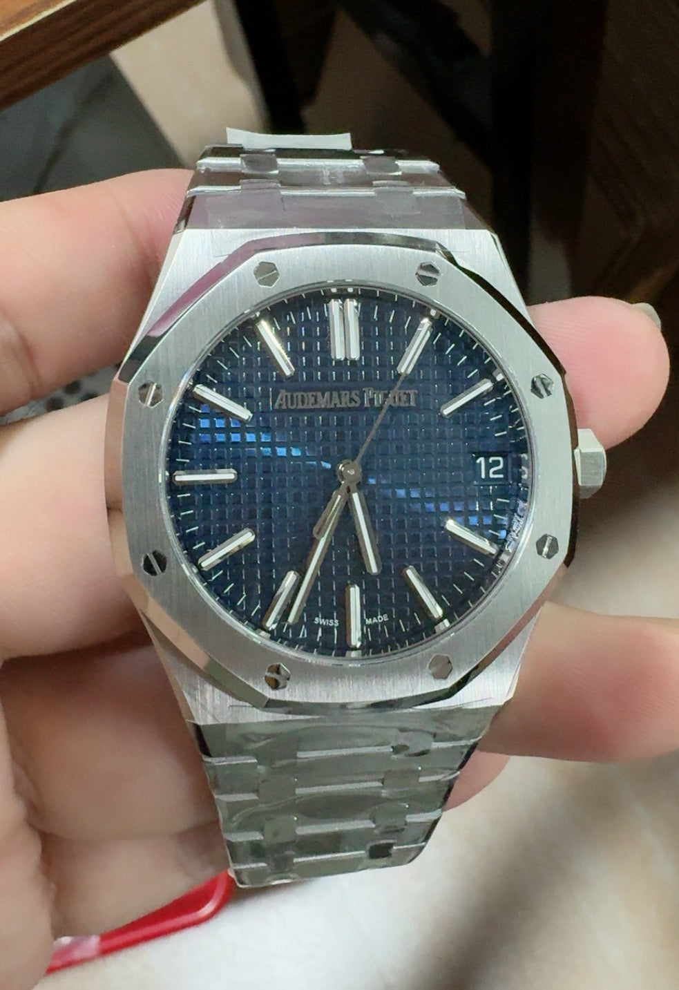 Audemars Piguet Royal Oak 15510ST | 41MM | ตัวเรือนสแตนเลสสตีล | หน้าปัดสีน้ำเงิน | กลไกอัตโนมัติ Cal.4302