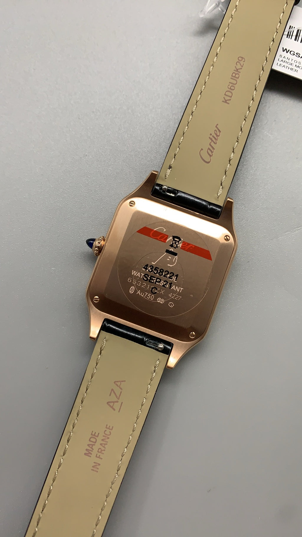 Cartier Tank Louis Dumont | ขนาดกลาง 43×31 มม. | ตัวเรือนโทนโรสโกลด์ | สายหนัง | กลไกอัตโนมัติ